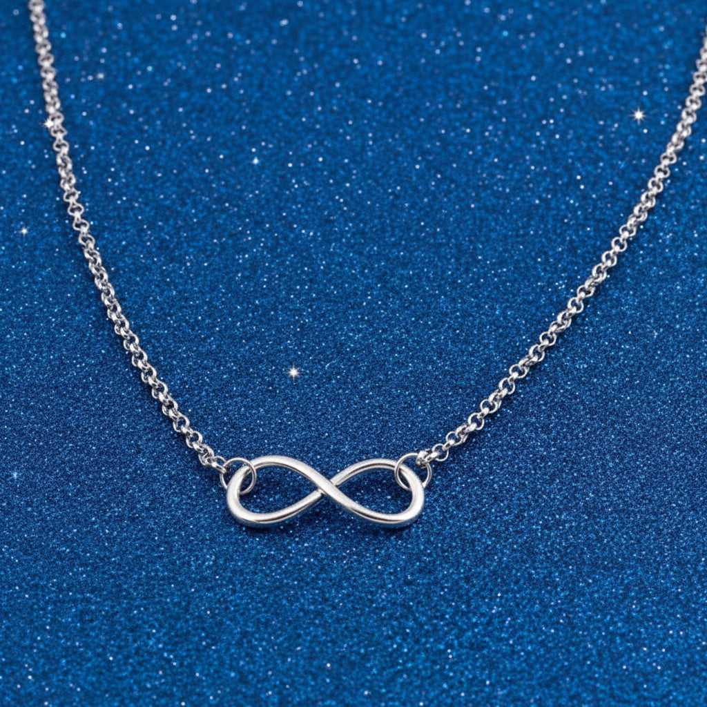 Silver Infinity Pendant Necklace