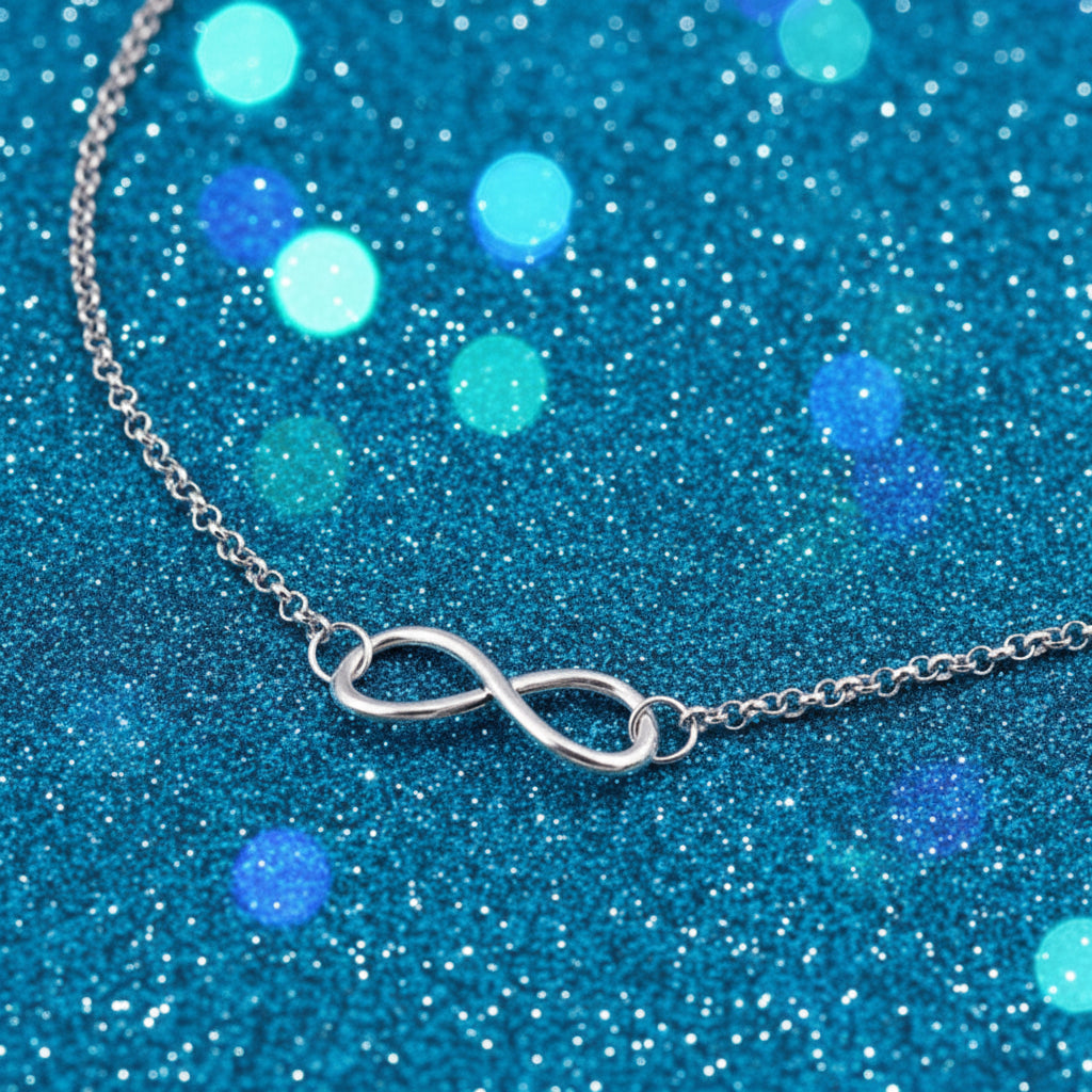 Silver Infinity Pendant Necklace