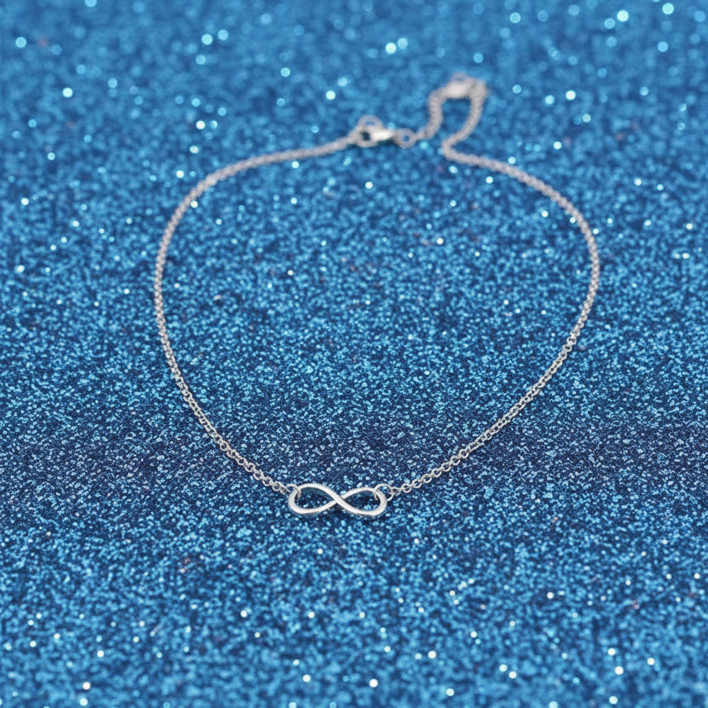 Silver Infinity Pendant Necklace