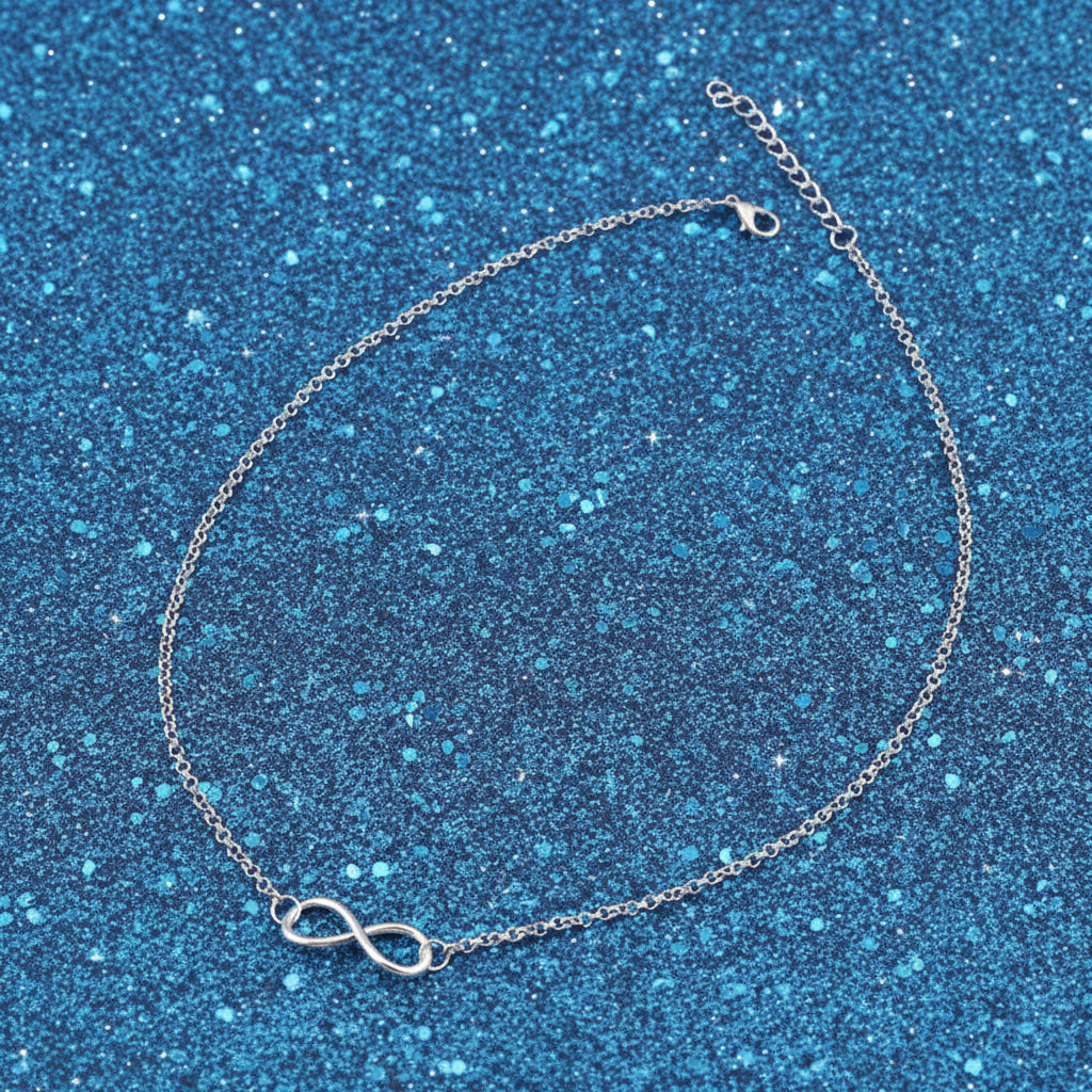 Silver Infinity Pendant Necklace