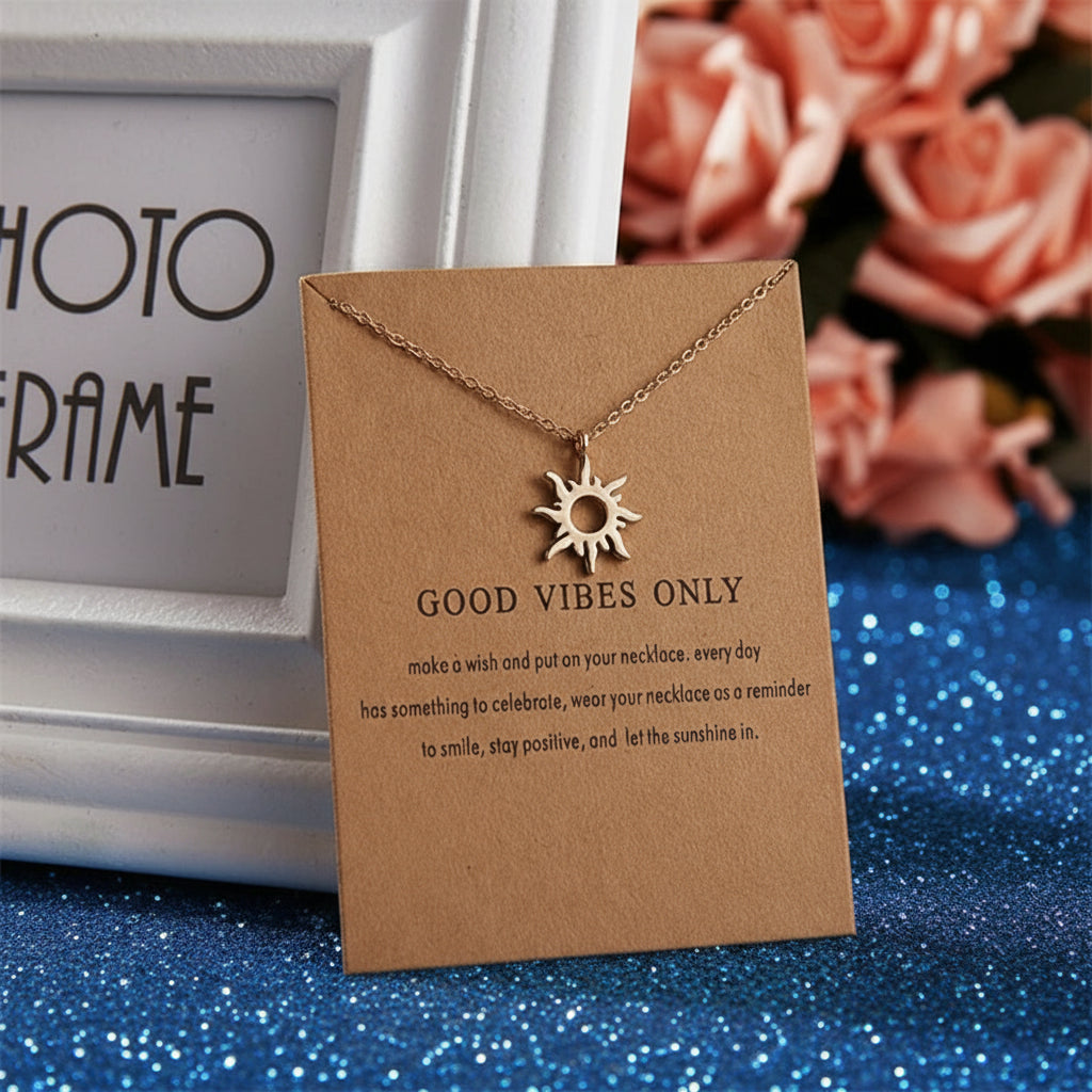 Sun Pendant Jewelry Gift