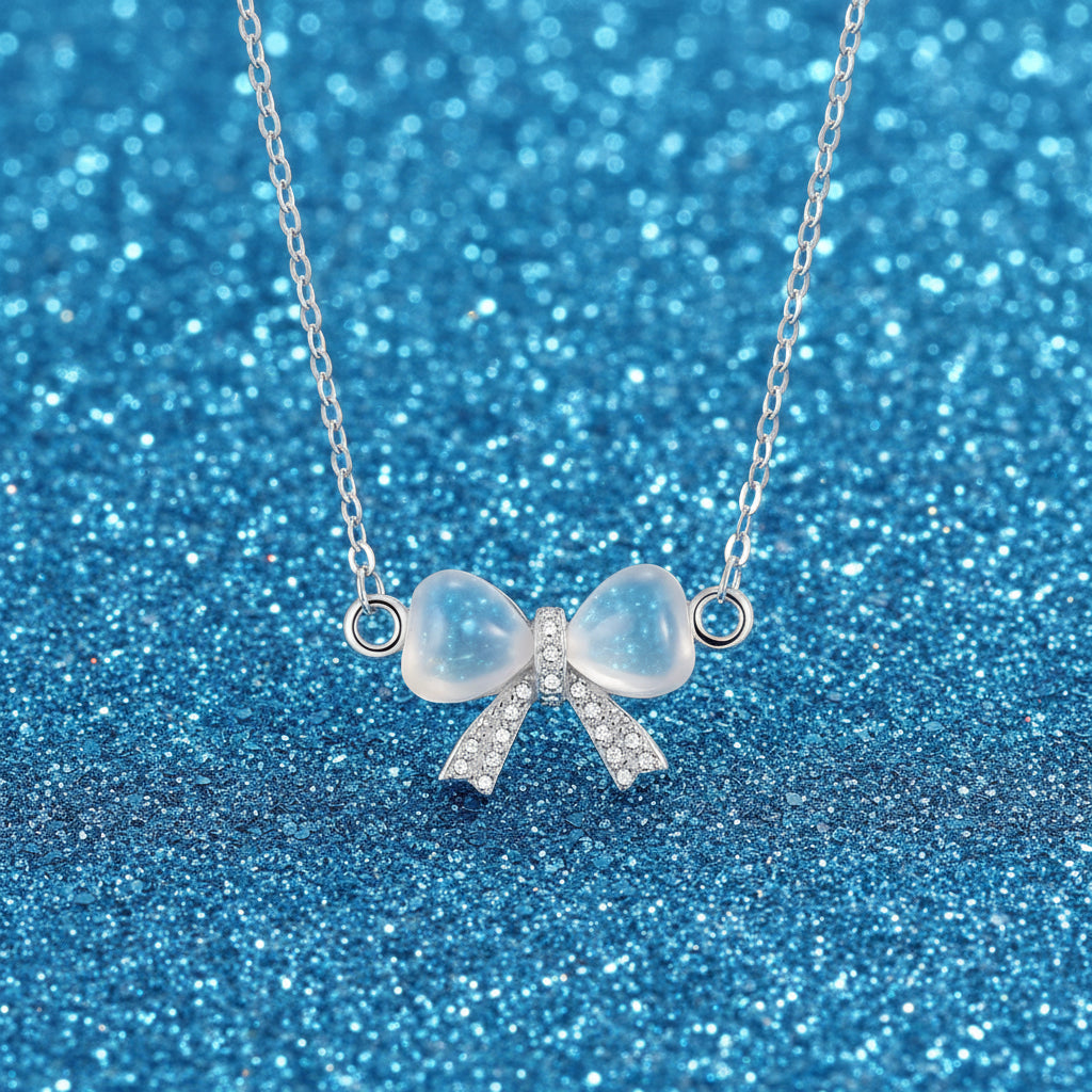 Serene Bow Collar Necklace