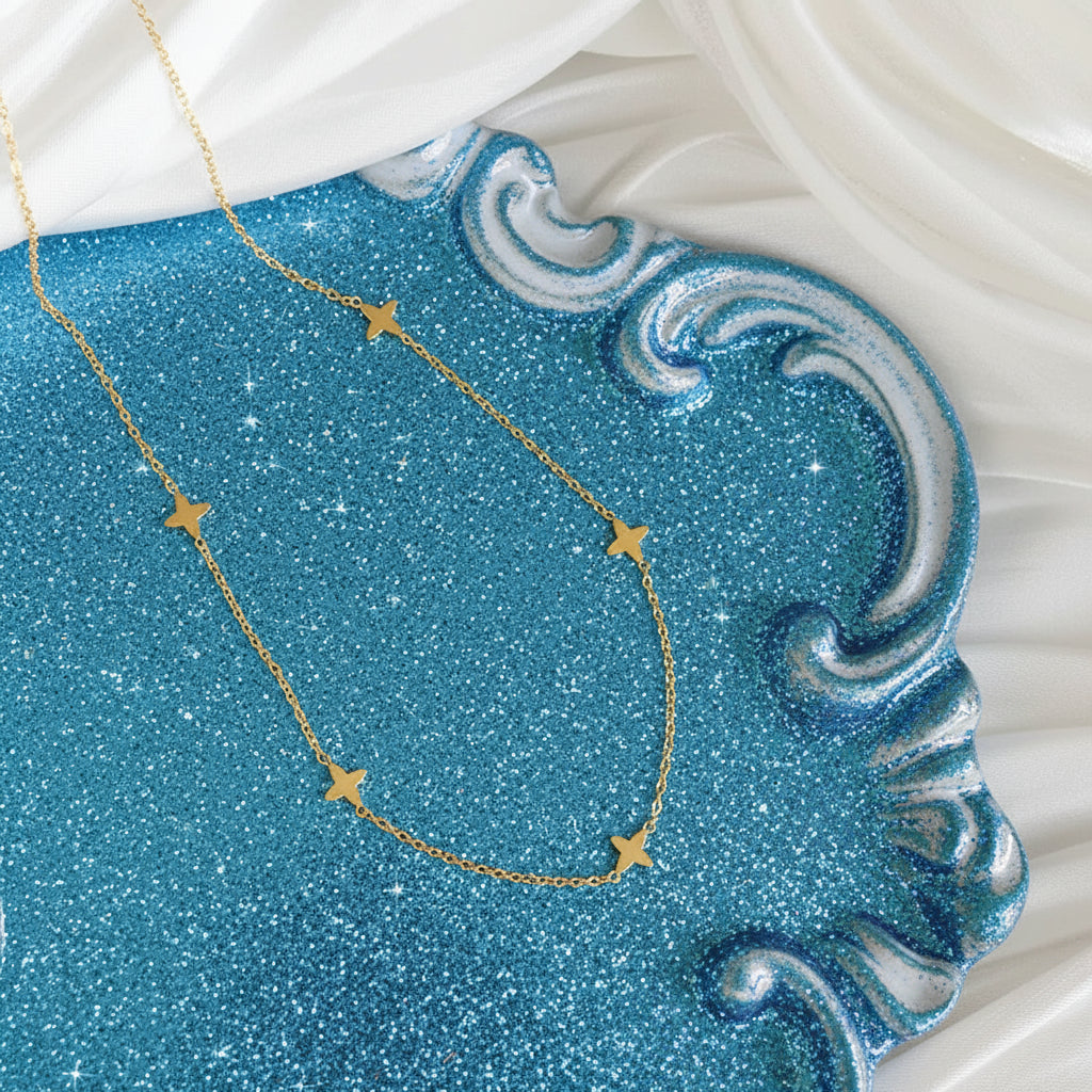 Mini Flower Star Necklace