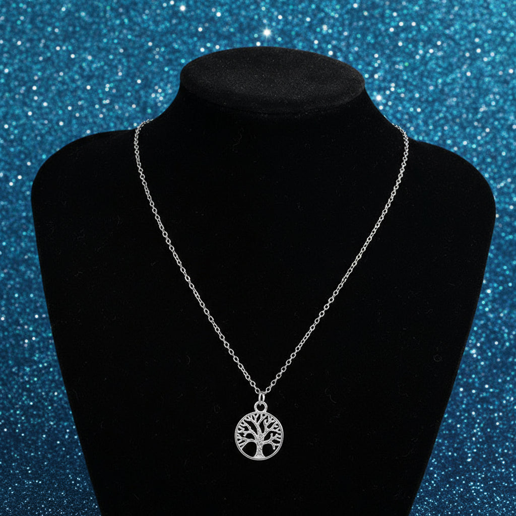 Silver Infinity Pendant Necklace