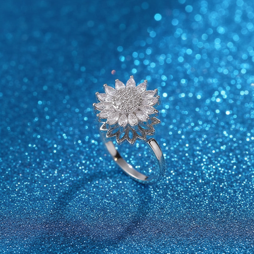 Spinning Sunflower Necklace