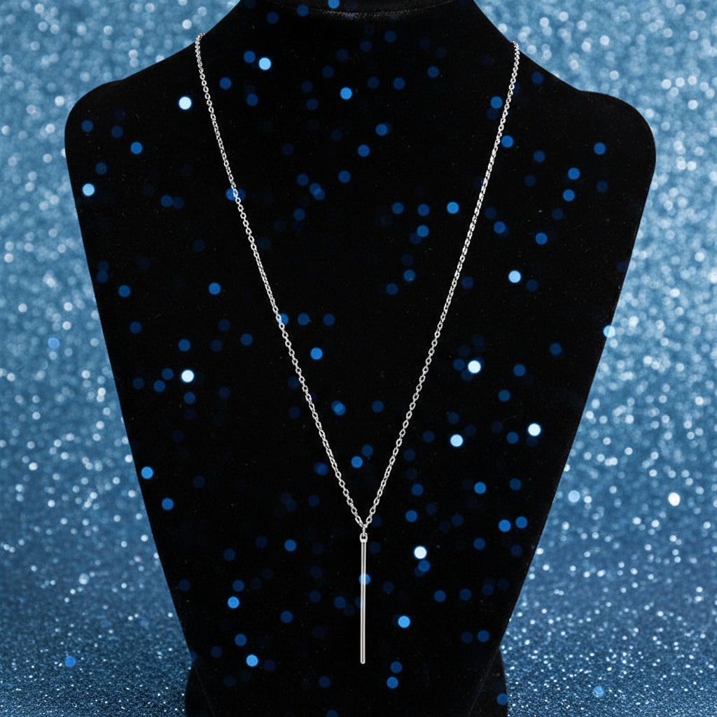 Silver Infinity Pendant Necklace