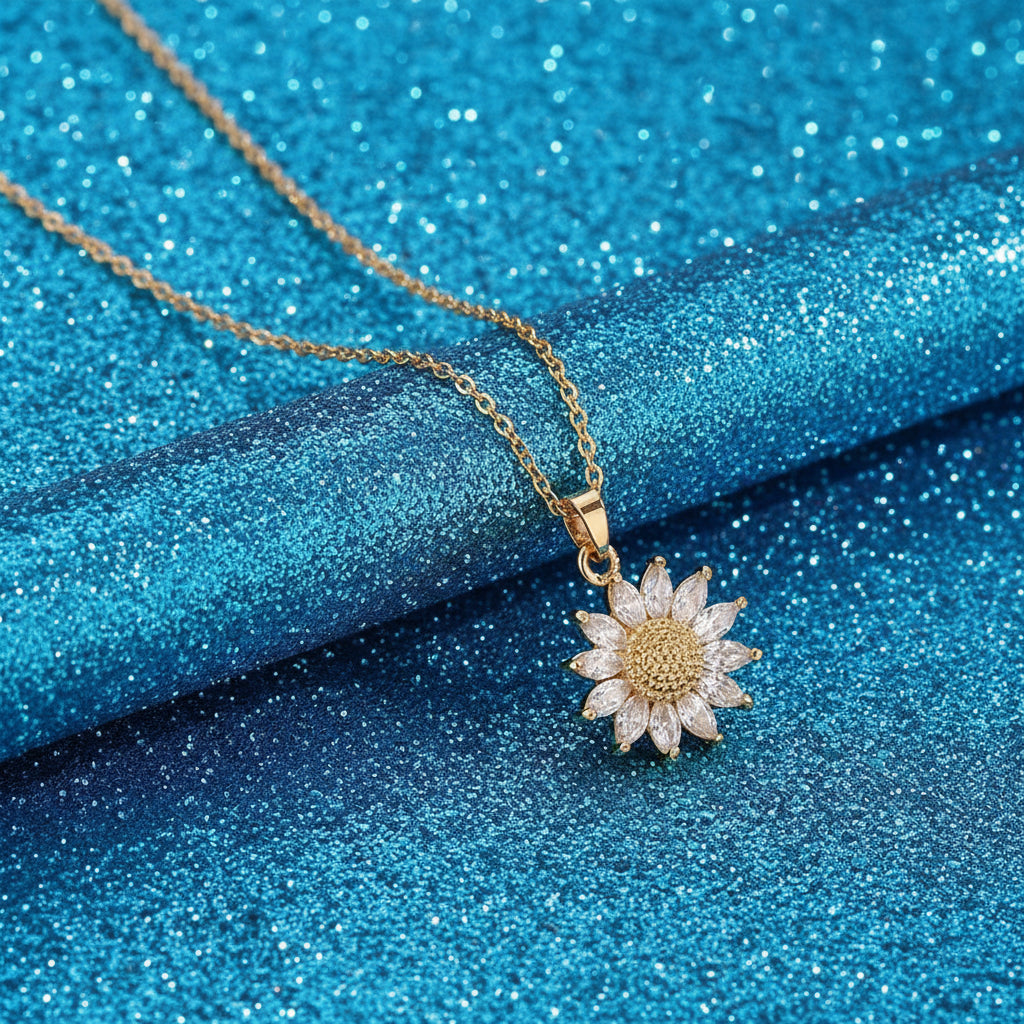 Sunflower Love Necklace Set
