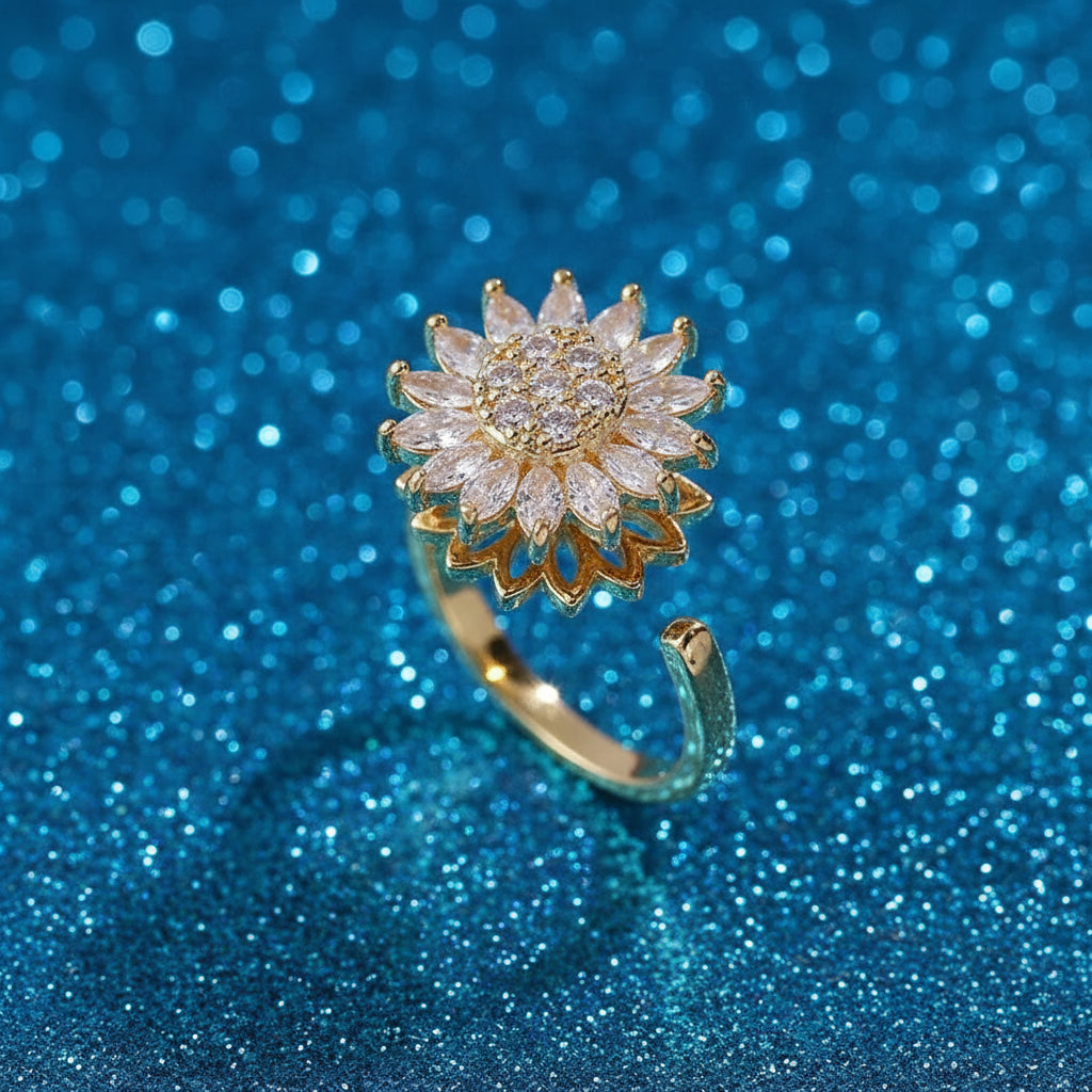 Spinning Sunflower Necklace