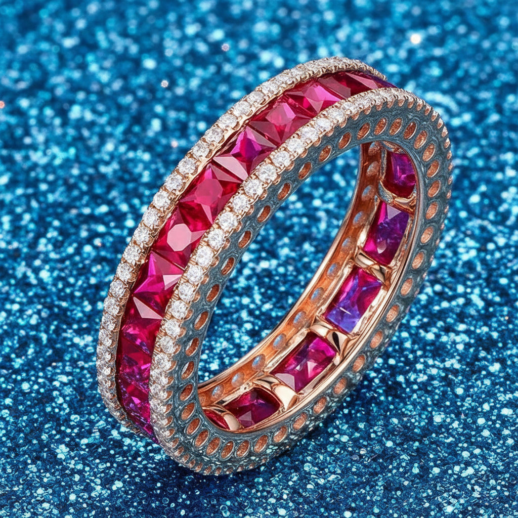 Ruby Sapphire Spinel Ring