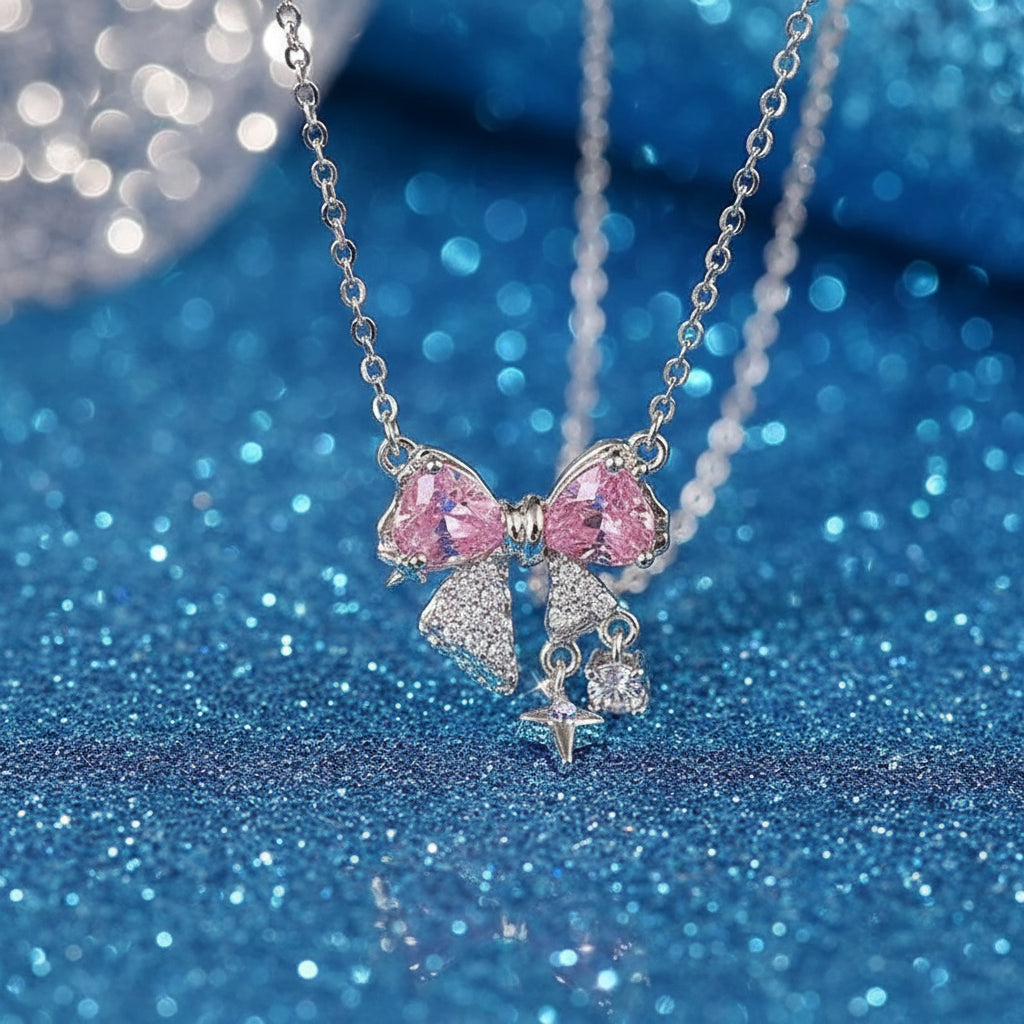 Serene Bow Collar Necklace